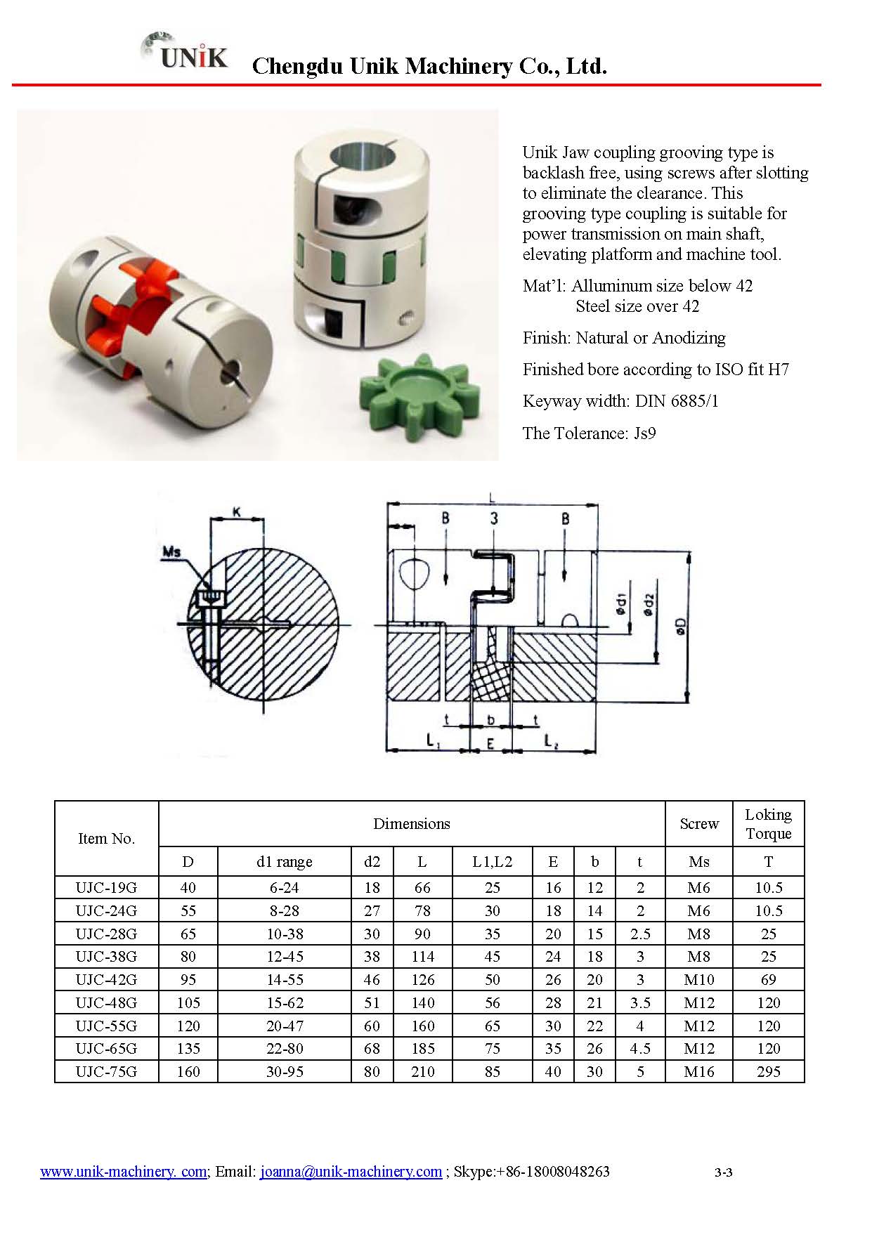 Curved Jaw Coupling UJCG Buy Curved Jaw Coupling Grooving type